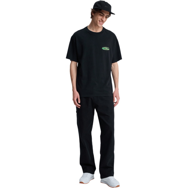 2026 Quiksilver Mens Quikglobe Short Sleeve Tee EQYZT08295 - Black